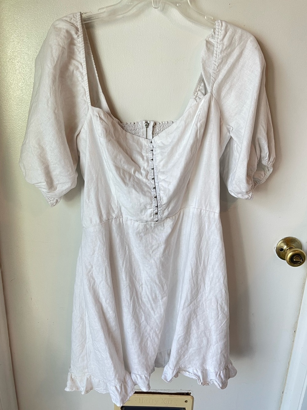 Reformation ‘Seattle’ linen mini dress size 12